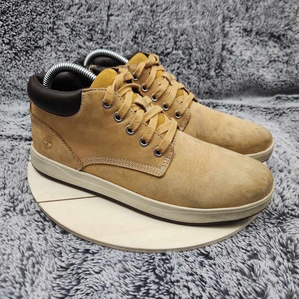Timberland Boys' Davis Square Zip Chukka Boots Size 7
